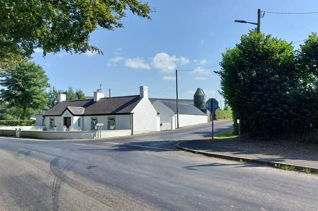 The junction in Emo that leads to the new Forest Fest site, between the village and Finline roundabout.