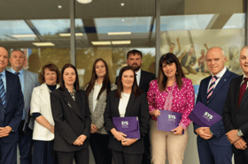   ​Members of the SYS Financial Claregalway team pictured with CEO Tony Delaney.  
