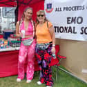 Forest Fest attendees at the festival’s shop run by Emo NS parents association volunteers in 2025. 