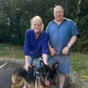 Drogo with his new owners