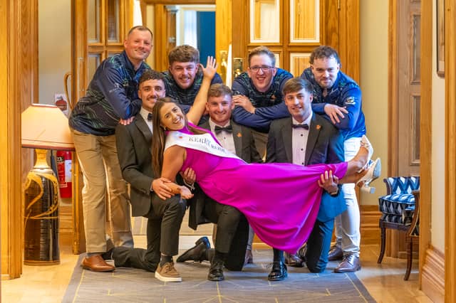 Conor Mahon (wearing glasses) will be a Rose Escort at the Tralee Festival