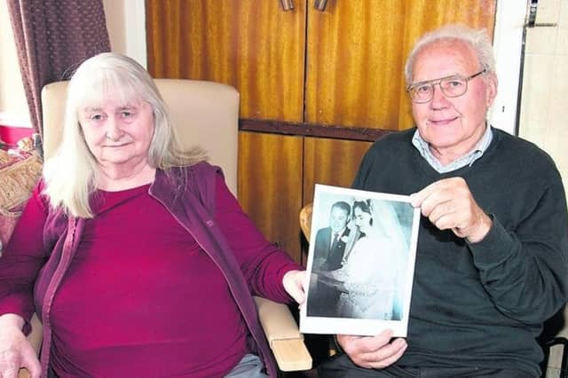 Kenagh couple Paddy and Gertie Egan celebrating their Golden Wedding anniversary