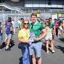 James O'Regan and Andrea Moloney O'Regan of Kilteely Dromkeen GAA at the All-Ireland Senior Hurling Final