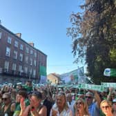 Limerick fans at the homecoming
