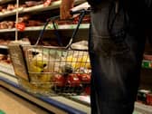 Man with a shopping basket
