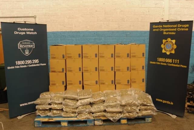 The drugs, valued at €1.17 million which were seized in Kilkenny on October 8, 2022