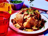 Anthea Malialis' lasagne-style jacket potato
