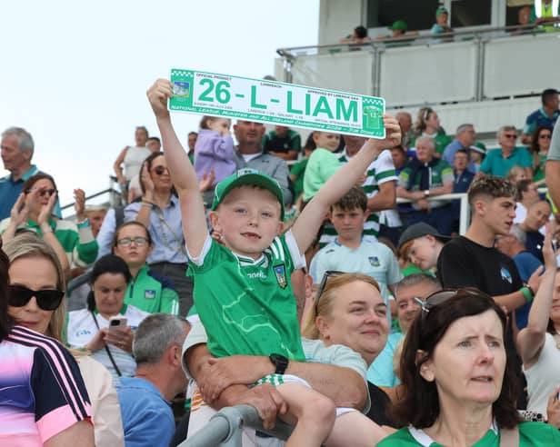 Crowds welcomed the hurlers home at Limerick Racecourse