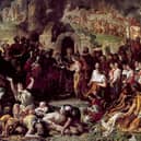 Painting of the marriage of Aoife and Strongbow