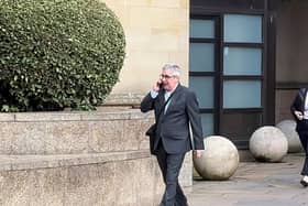 Iain Robertson outside the High Court in Glasgow