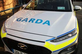 Garda car stock image