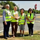 The national road junction at Danesfort was one of the areas visited by Minister of State at the Department of Transport, Seán Canney TD