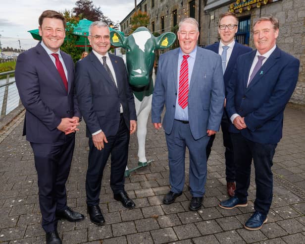 John Clendennen TD, Minister Dara Calleary, John Keena Chairman, Cllr Neil Feighery, Tony McCormack TD 