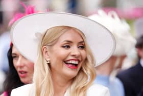 Holly Willoughby on day three of Royal Ascot at Ascot Racecourse, Berkshire