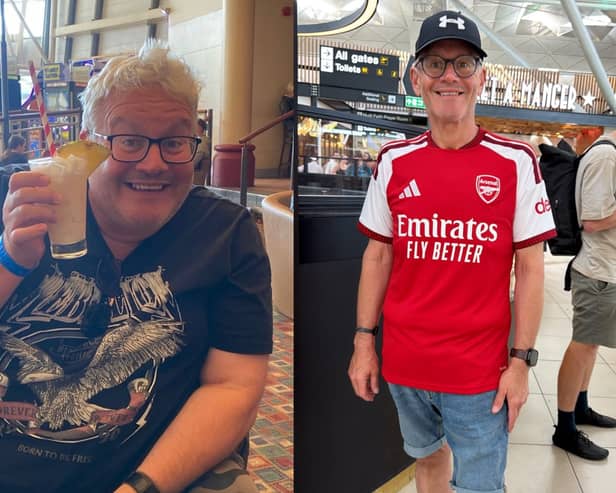 Brad before and after