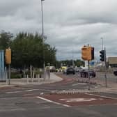 Emergency services responded to the collision at Stapleton Drive