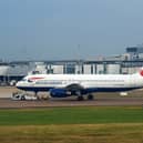 A British Airways plane at Heathrow airport