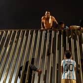 Migrants try to cross from Morocco into the Spanish enclave of Ceuta