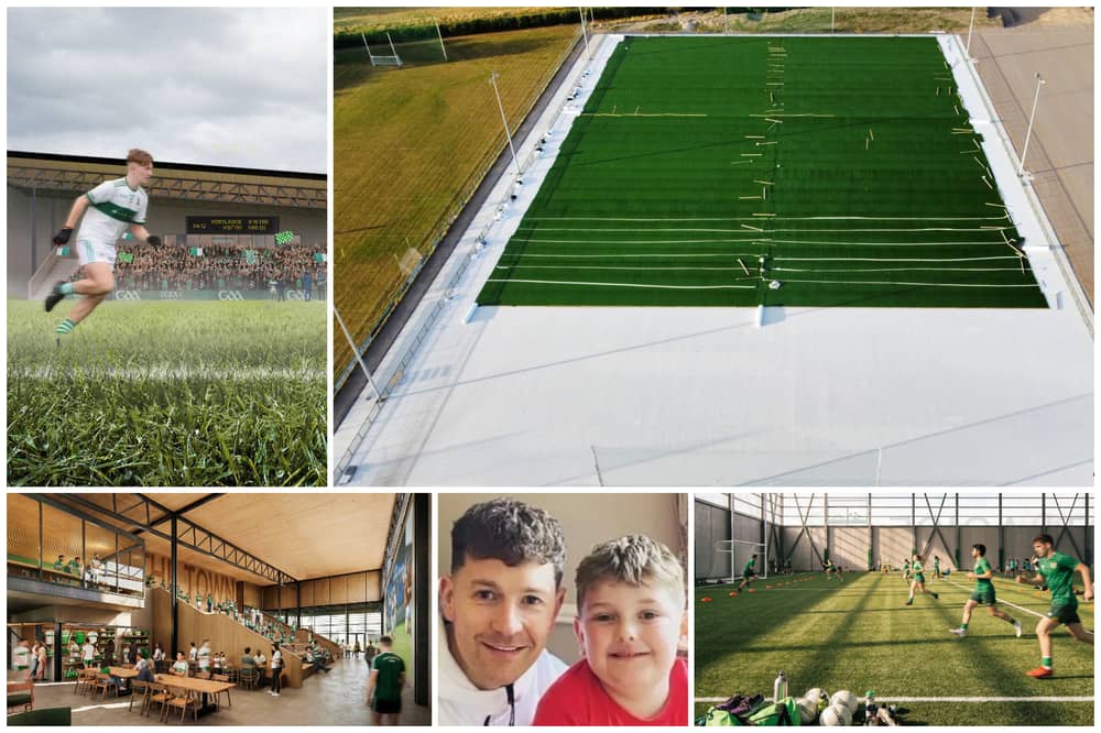 The Portlaoise GAA development all-weather pitch is nearing completion as part of a multi-million overhaul being carried out in memory of the late Eoin and Dylan Fitzpatrick.