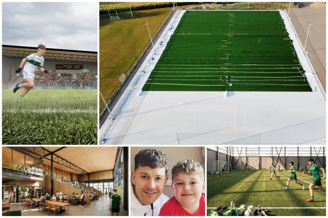 The Portlaoise GAA development all-weather pitch is nearing completion as part of a multi-million overhaul being carried out in memory of the late Eoin and Dylan Fitzpatrick.