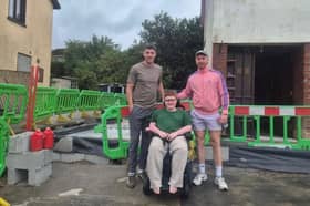 Limerick senior hurlers Diarmaid Byrnes and Cian Lynch pictured with Alex Heaney