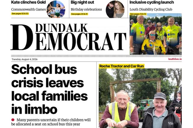 This week's Dundalk Democrat front page