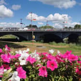 The current main bridge (also known as St Conleth’s Bridge) in Newbridge