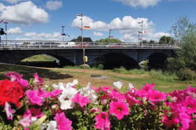 The current main bridge (also known as St Conleth’s Bridge) in Newbridge