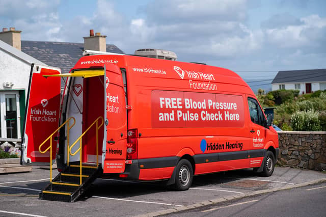 The Irish Heart Foundation's Mobile Health Unit is visiting towns across Ireland in August