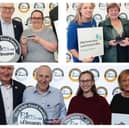 Some of the 2025 Laois wins at the Blas na hÉireann awards: Aghaboe Farm Foods, Zephyr, and The Village Dairy.