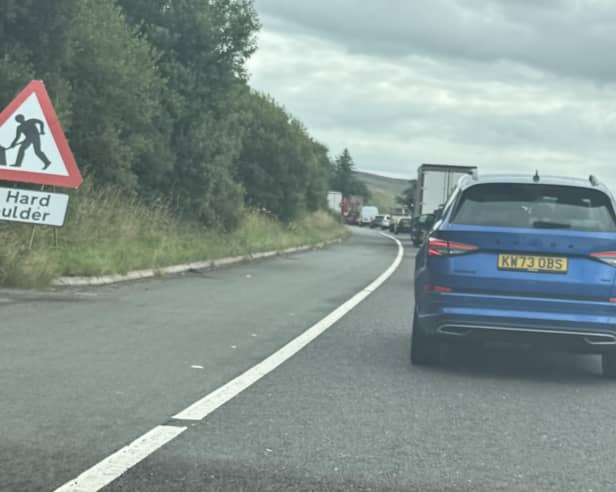 Motorists have faced long delays on the Glenshane Road near Dungiven in recent days.