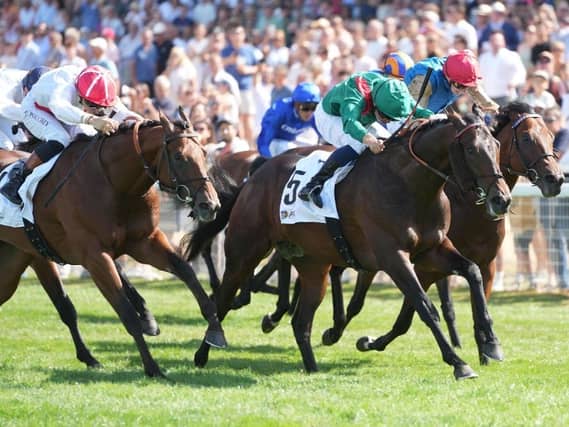 Samangan carried the Aga Khan colours to victory in the Prix Maurice de Gheest