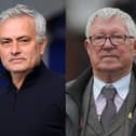 Composite image of Jose Mourinho and Sir Alex Ferguson