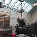 A view of the printing press
