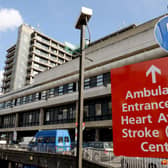 External view of a stroke centre at a hospital
