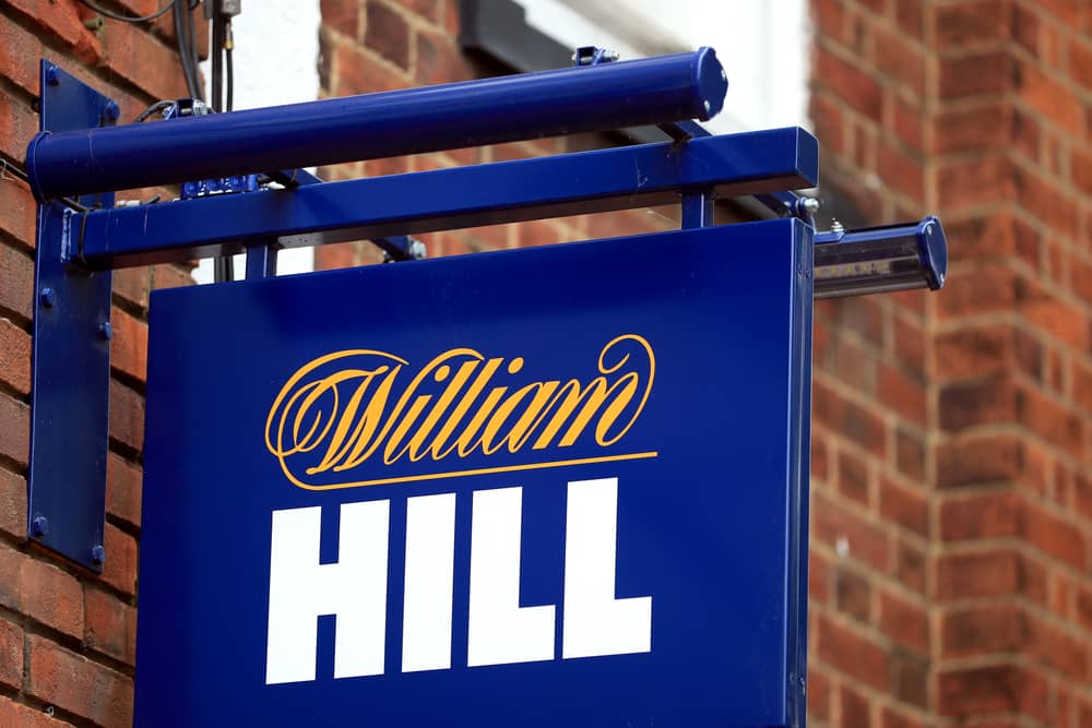 William Hill shop branding above a betting shop