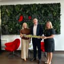 Trish Markey, Events Manager, County Tipperary Chamber; Declan Wynne, Managing Director Europe at H&MV Engineering; and Michelle Aylward, CEO, County Tipperary Chamber