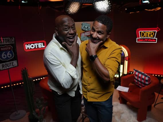 Ainsley Harriott and Sean Fletcher
