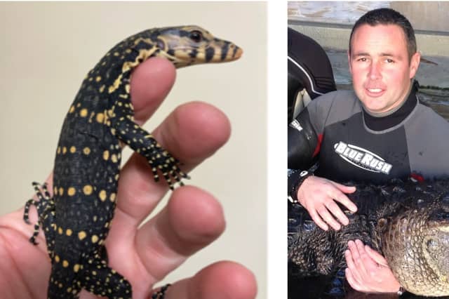 Left: One of the new arrivals. Right: James Hennessy