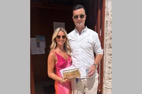 Kyle Hayes and partner Meadhbh MacNamara
