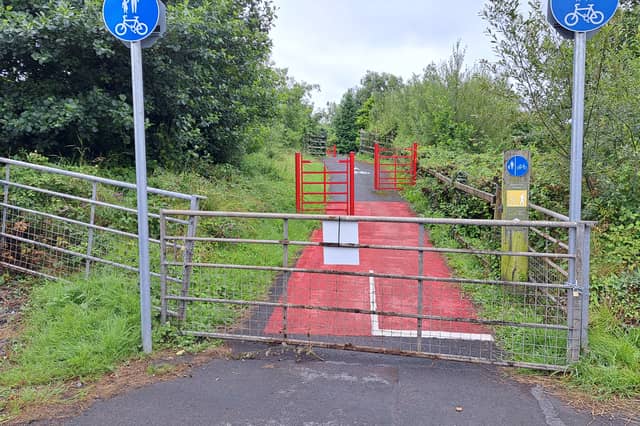 Work has taken place at this section of the Great Western Greenway which was recently closed by a local landowner.