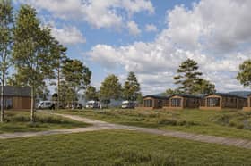 An artist's impression of the proposed new caravan park for Keel on Achill Island.