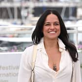 Michelle Rodriguez smiling