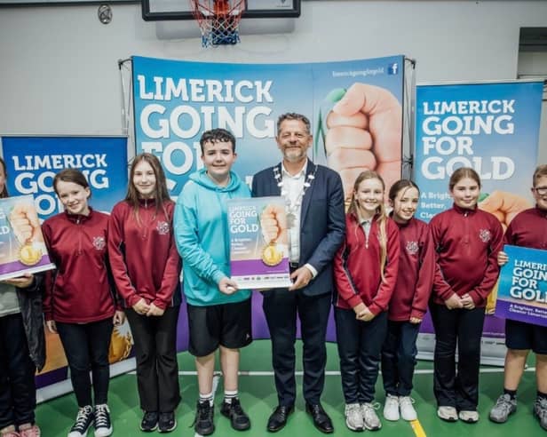 Mayor of Limerick, John Moran pictured launching Going for Gold 2026