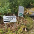 Rubbish was set alight near the Curra Stile in recent weeks.