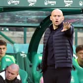 Hibs boss David Gray