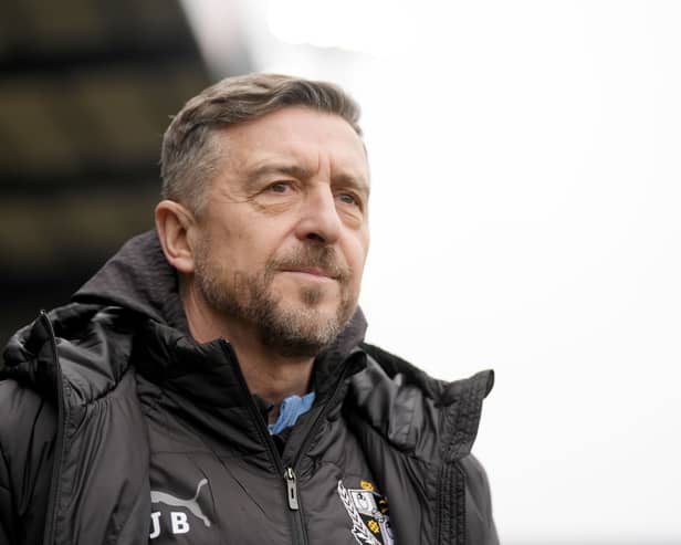 Port Vale manager Jon Brady