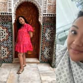 Franchesca on holiday and in hospital
