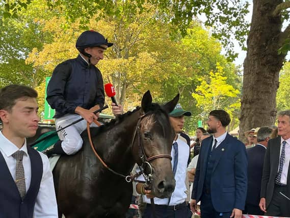 Avec Toi after winning at Deauville