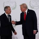 Canadian Prime Minister Mark Carney and US President Donald Trump